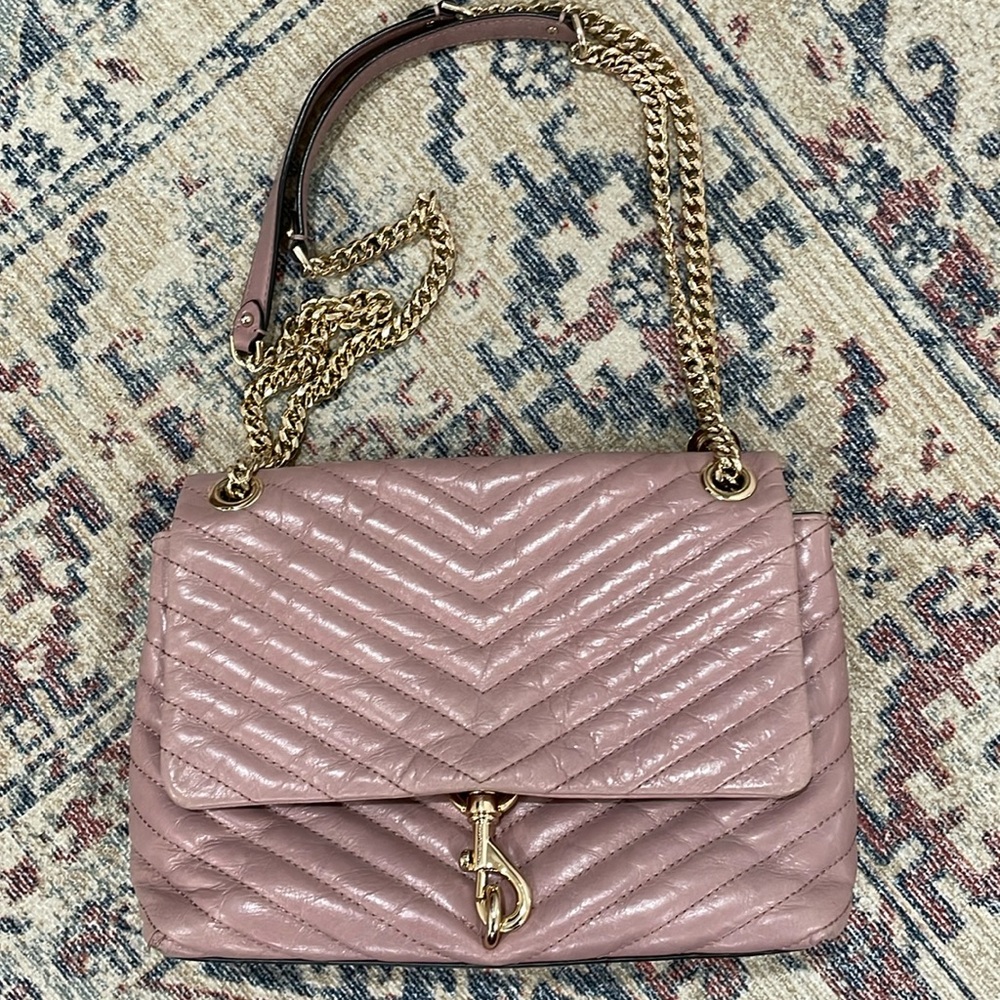 Rebecca Minkoff Edie Flap Leather Shoulder Bag